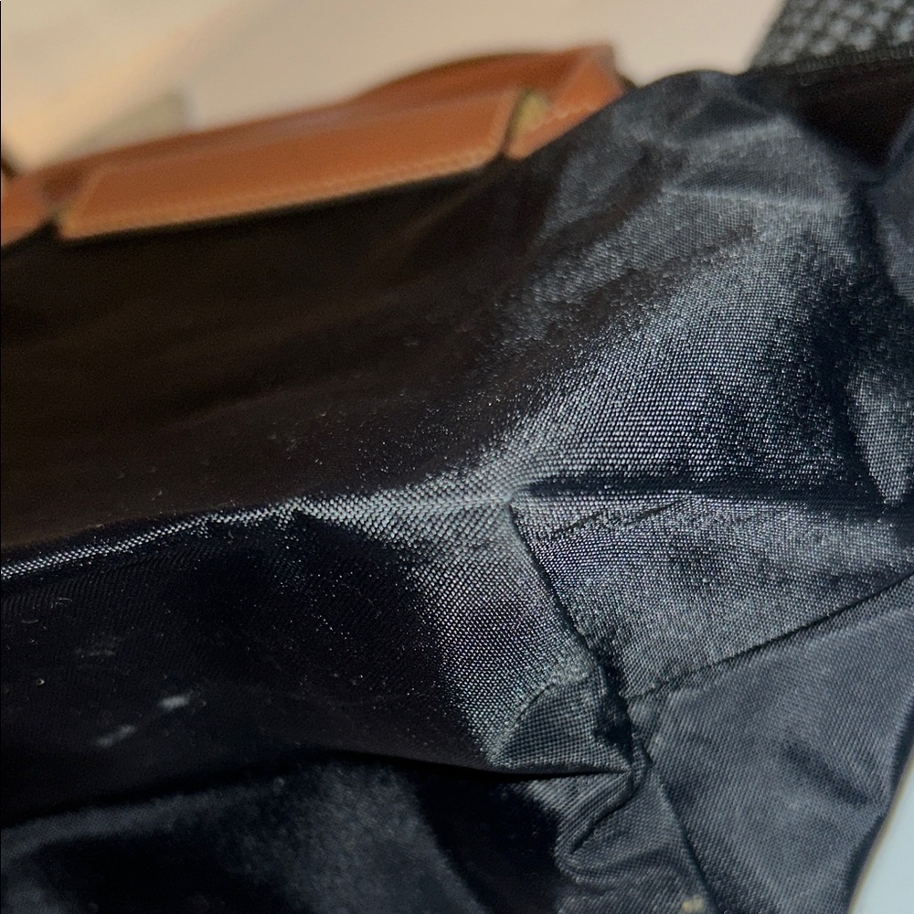 Longchamp Black and Brown Tote Bag - Picture 9 of 10